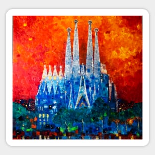 Barcelona. Sagrada familia Sticker